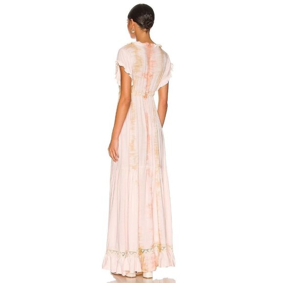 Jen's Pirate Booty Kozmic Flirty Dress in Desert Sun Astral Tie Dye XSmall New - Picture 2 of 14